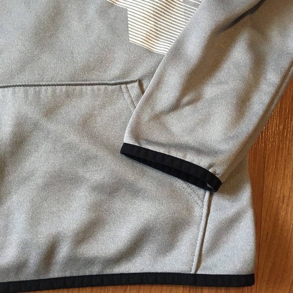 Boy’s Light Gray Under Armour Logo Hoodie - Picture 4 of 4